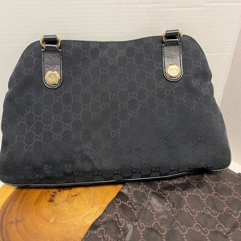 Gucci Retro Canvas GG Shoulder Bag & Dust Bag